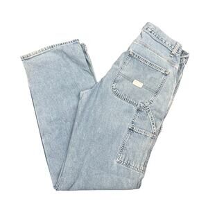 90s Y2K Gap Carpenter Jeans Men Sz 31x34 Skater Baggy Loose 100% Cotton Mexico